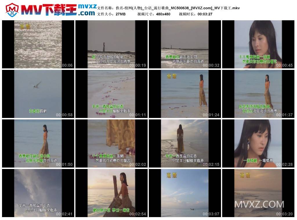 佚名-情网(人物)_台语_流行歌曲_MC500638
